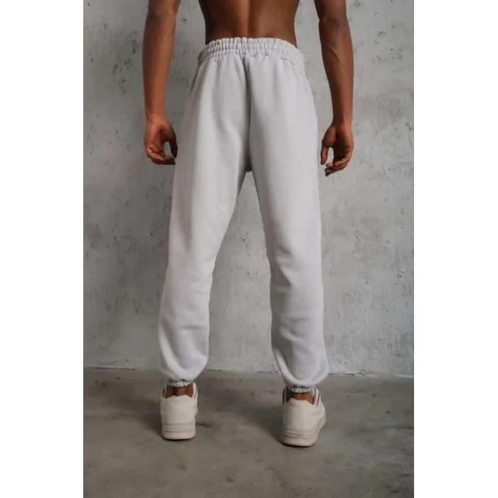 MDB Erkek Üç İplik Alt Eşofman astikli  Gri