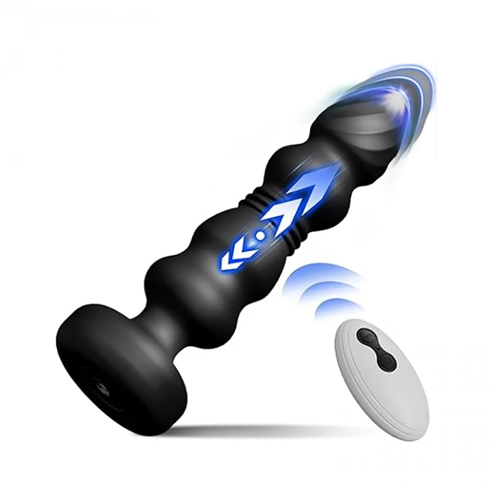 MDB Erkekler İçin Teleskopik ve Titreşimli Akıllı Anal Vibratör – 10 Mod, Uzaktan Kumandalı, Su Geçirmez