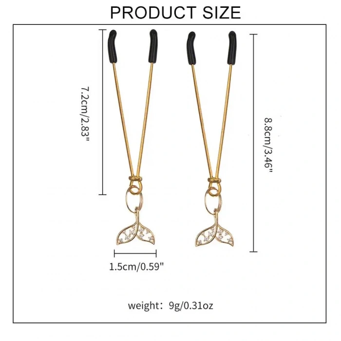 MDB Figürlü Göğüs Ucu Mandalı