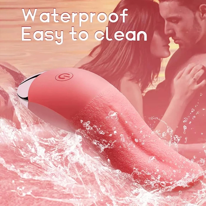 MDB Gerçekçi Dil Vibratör Pembe