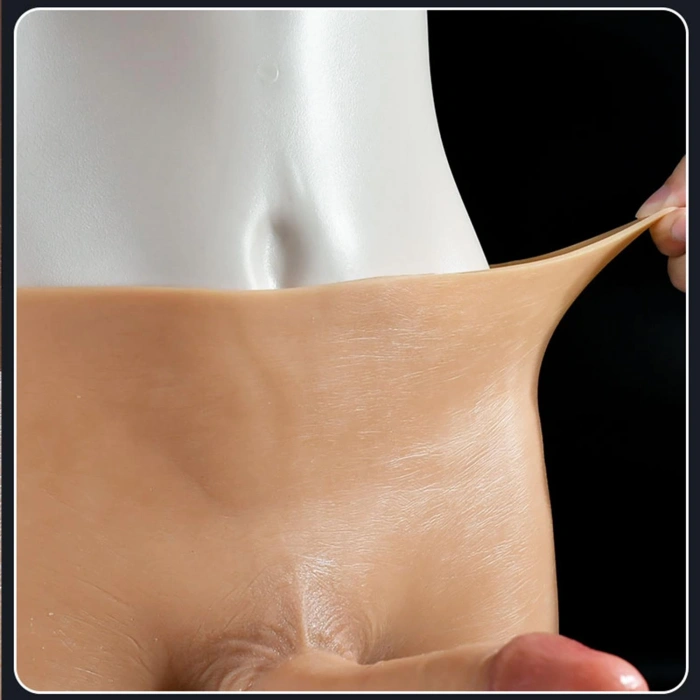 MDB Giyilebilir Silikon Gerçekçi Dildo Pantolon Küçük Boy Dolu Strapon