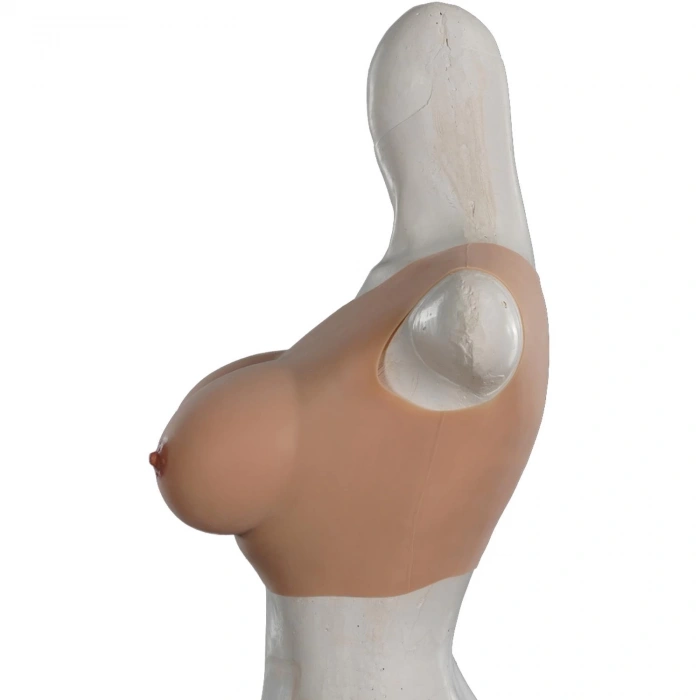 MDB Giyilebilir Silikon Göğüs Kumral Orta Boy D Cup