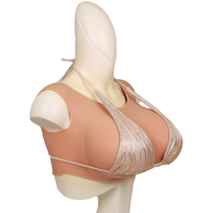 MDB Giyilebilir Silikon Göğüs Sarışın En Büyük Boy G Cup