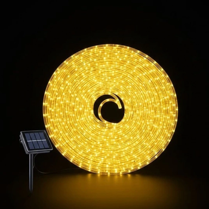 MDB Güneş Enerjili Bahçe Aydınlatma 12 Metre Hortum Kaplama S-14