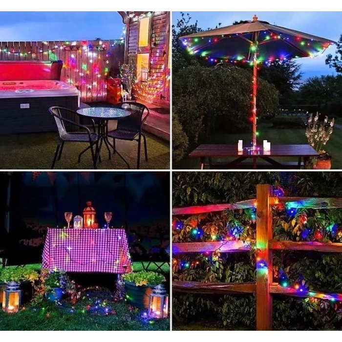 MDB Güneş Enerjili Dış Mekan 12 Metre Solar 100 Led S-48