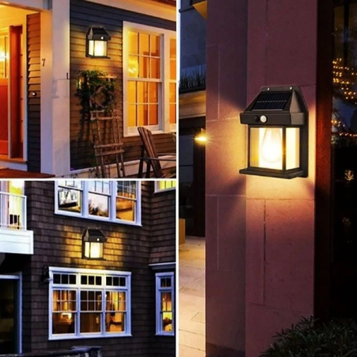 MDB Güneş Enerjili Duvar Lambası, Hareket Sensörlü S-50