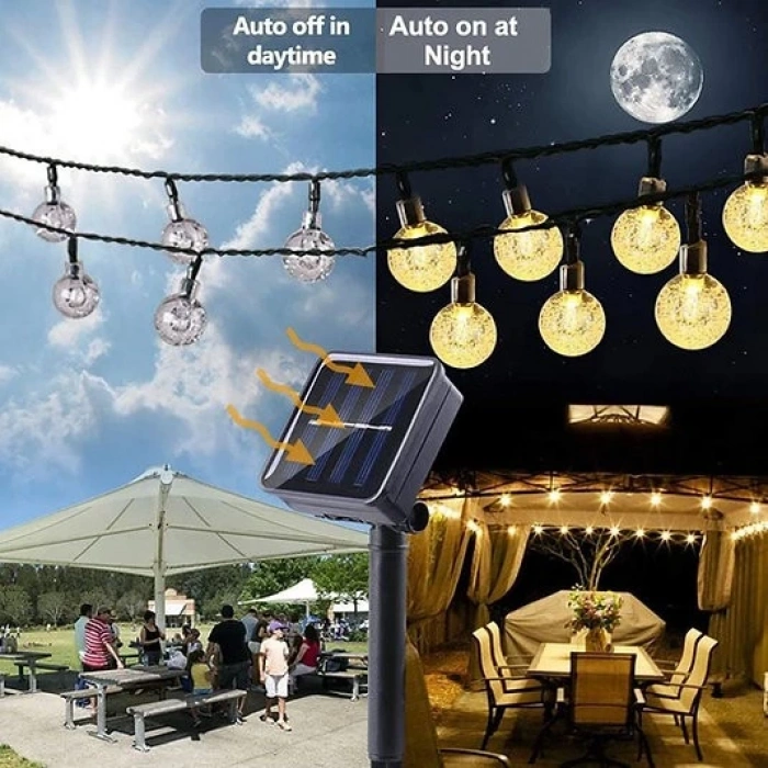 MDB Güneş Enerjili Top 50 Led Bahçe Aydınlatma 7 Metre S-38