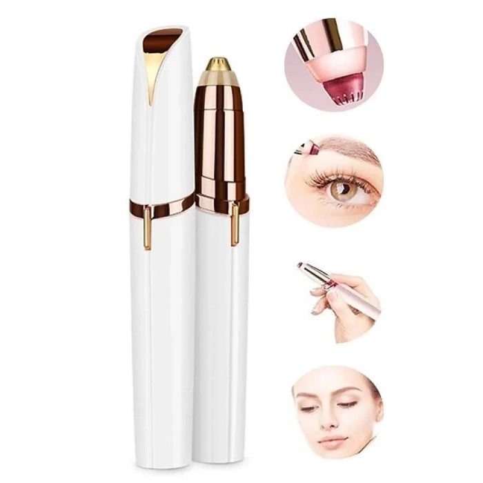 MDB İnce Uçlu Yüz İçin Tüy Kıl Alıcı Kaş Bıyık Epilasyon Aleti Pilli