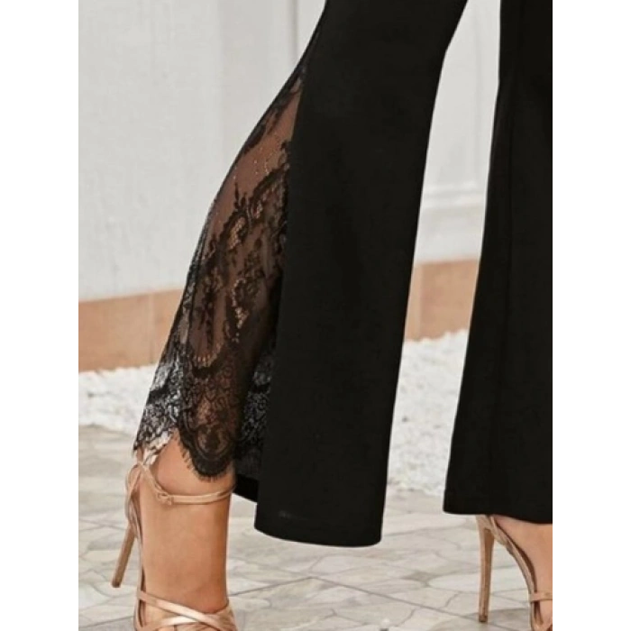 MDB Kadın Ispanyol Paçadantel Detay Dalgıç Tayt