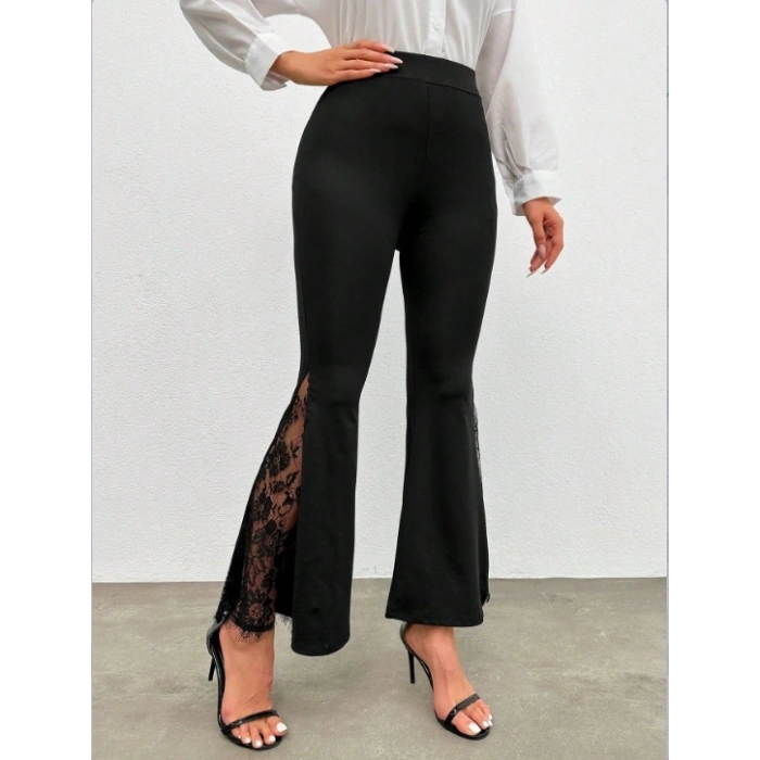 MDB Kadın Ispanyol Paçadantel Detay Dalgıç Tayt