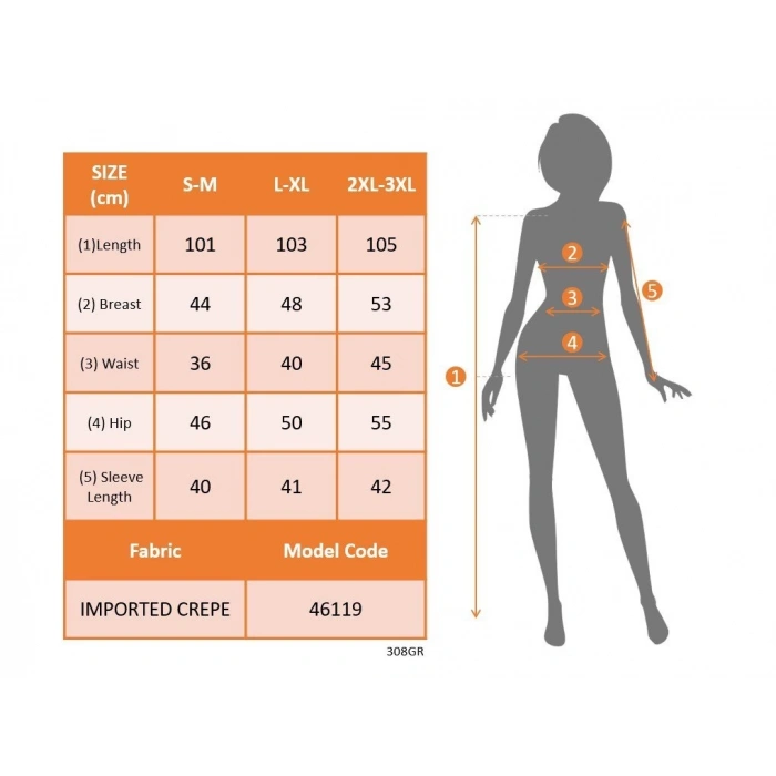 MDB Kadın Truvakar Kol çift Renkli Düğmeli Kısa Ithal Krep Elbise