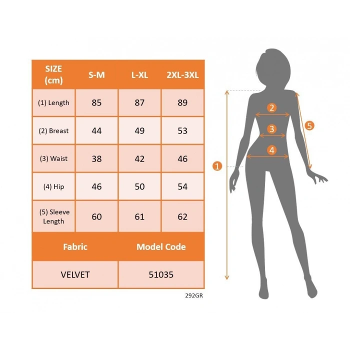 MDB Kadın Uzun Kollu Balıkçı Yaka Yakadan Göğüse Kadar Fermuar Detaylı Mini Kadife Elbise