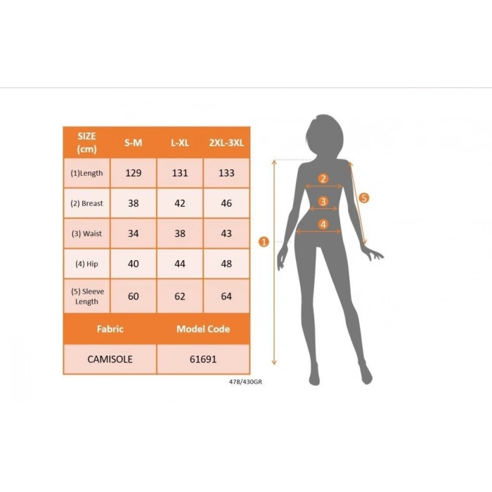 MDB Kadın Uzun Kollu Balıkçı Yakalı Yanlardan Yırtmaçlı Kaşkorse Maxi Elbise