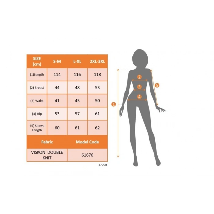 MDB Kadın Uzun Kollu Bisiklet Yaka Arkası çapraz Detaylı Viskon Iki Iplik Maxi Elbise