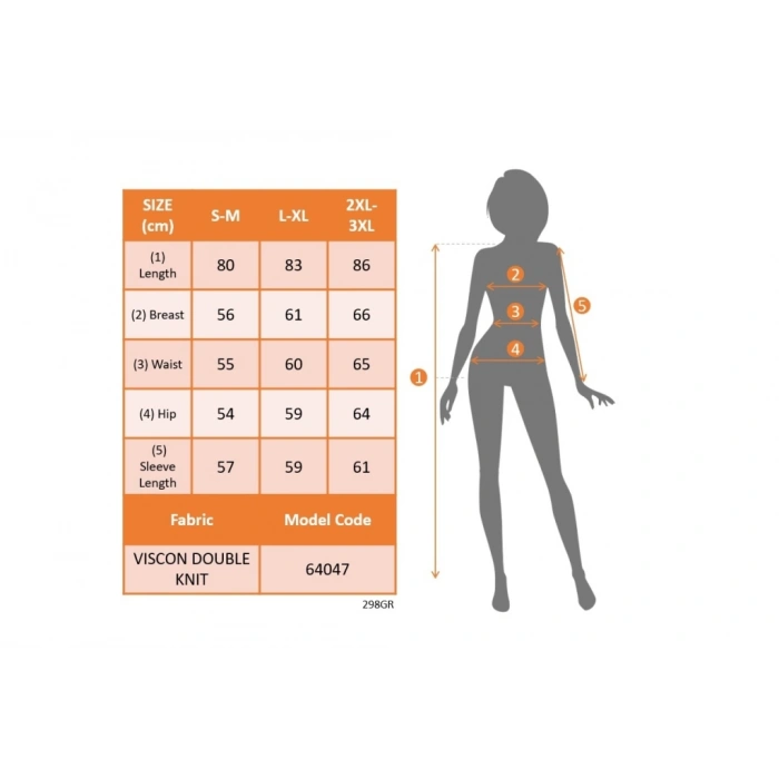 MDB Kadın Uzun Kollu Bisiklet Yaka Kalp Desenli Kısa Viskon Elbise