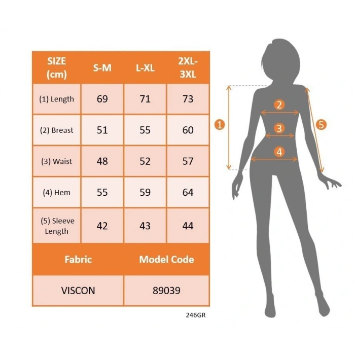 MDB Kadın Uzun Kollu Bisiklet Yaka Truvakar Kollu Viskon Bluz