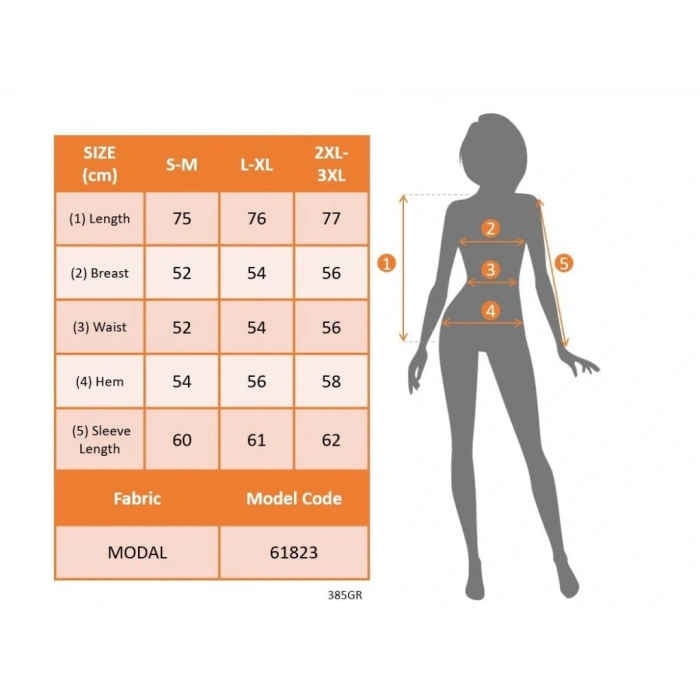 MDB Kadın Uzun Kollu Cepli önden Düğmeli Uzun Modal Ceket Hırka