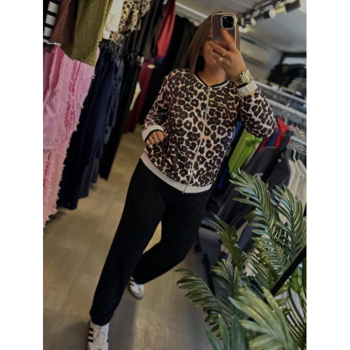 MDB Kadın Uzun Kollu epoar Detay odal Kumaş Ikili Takım