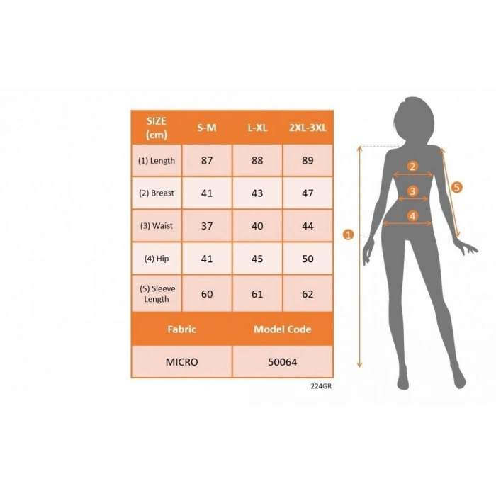 MDB Kadın Uzun Kollu Göğüste çapraz Fermuar Detay Dalgıç Mini Boy Elbise