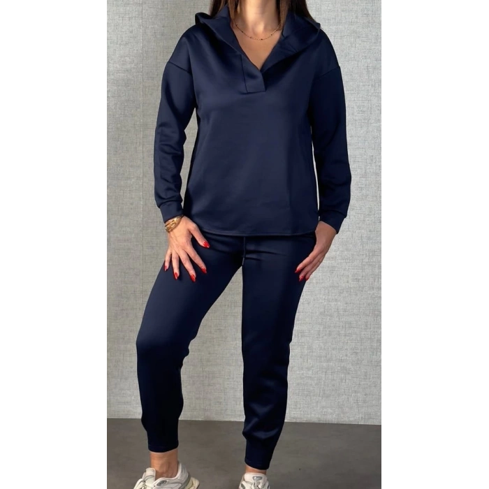 MDB Kadın Uzun Kollu Kapüşonlu Ikili Takım