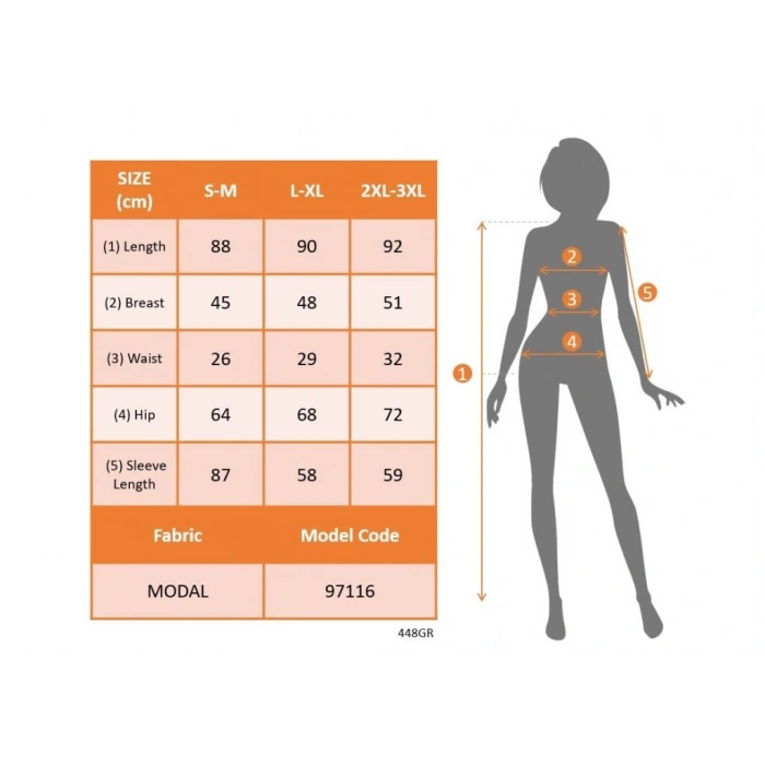 MDB Kadın Uzun Kollu Kruvaze Yakalı Desenli Modal Mini Elbise