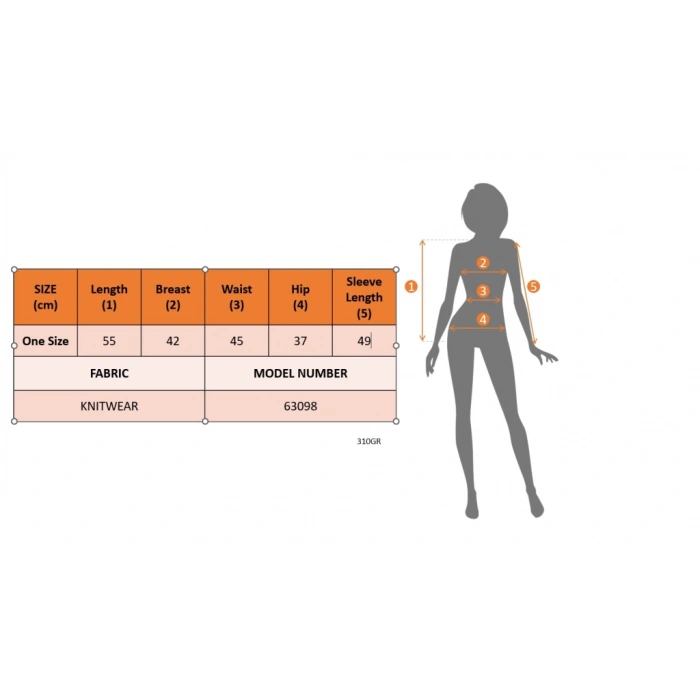 MDB Kadın Uzun Kollu Omuzlardan Açık Uzun Kollu Blok çizgili Triko Bluz