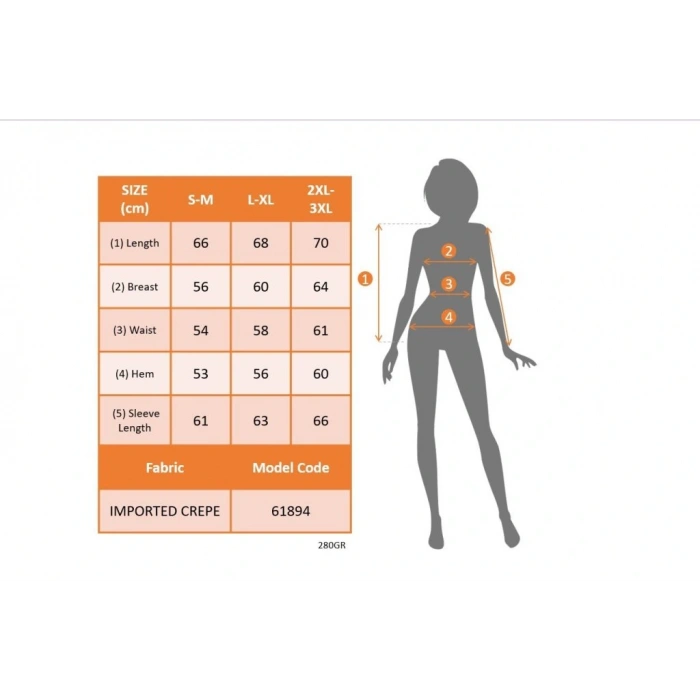 MDB Kadın Uzun Kollu önden Düğmeli Hakim Yaka Ithal Krep Bluz