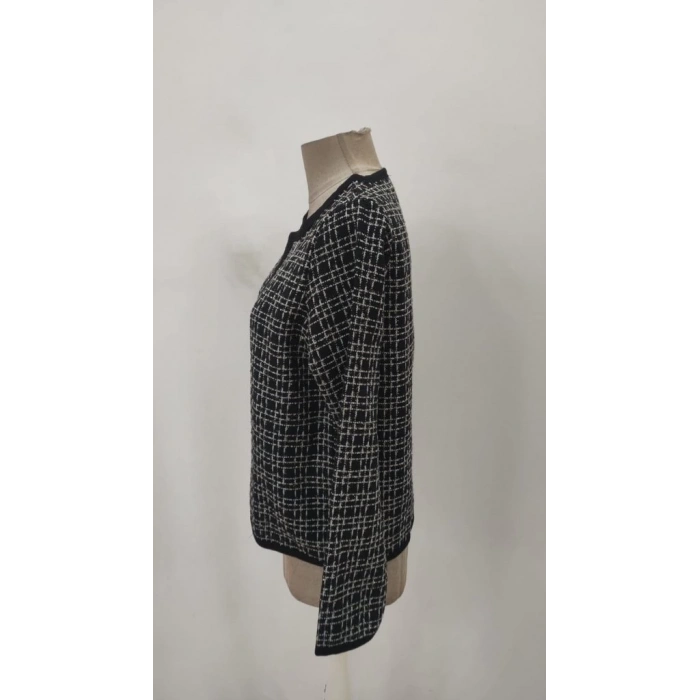 MDB Kadın Uzun Kollu önü Açık şanel Kısa Ceket