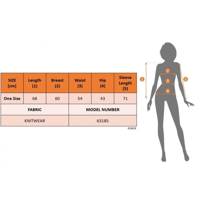 MDB Kadın Uzun Kollu V Yakalı Bağcıklı Kapşonlu Triko Bluz