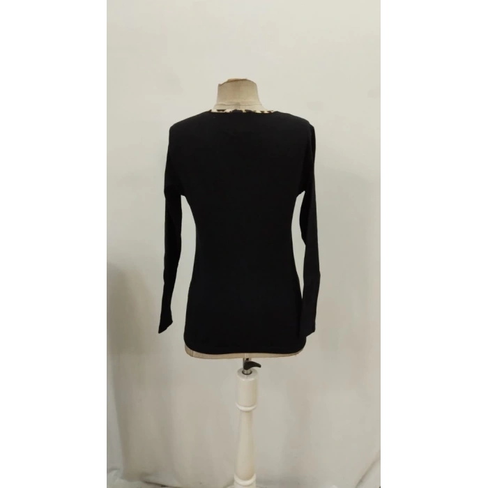 MDB Kadın Uzun Kollu V Yakalı Kaşkorse Bluz