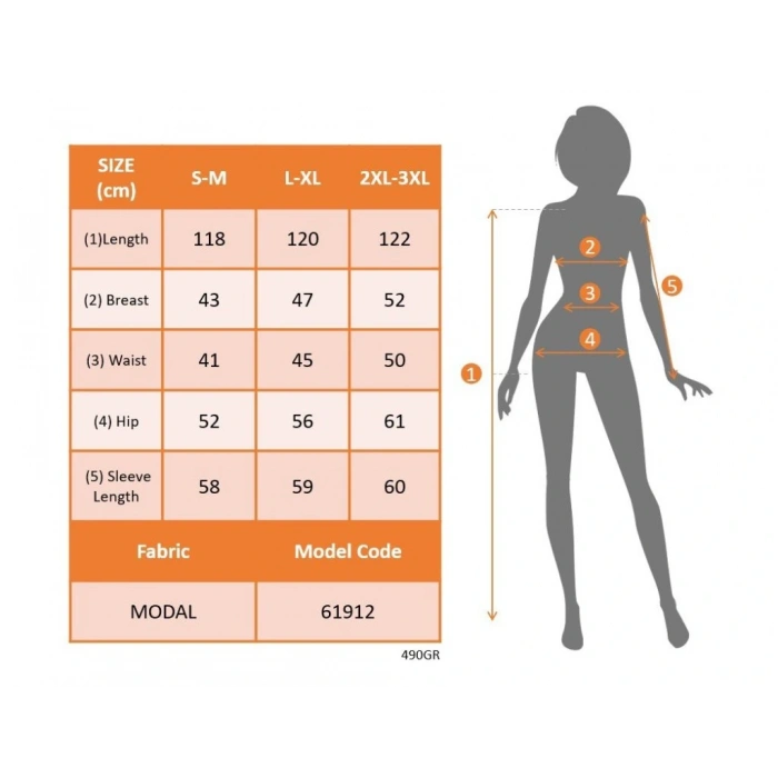 MDB Kadın Uzun Kollu V Yakalı Midi Modal Elbise