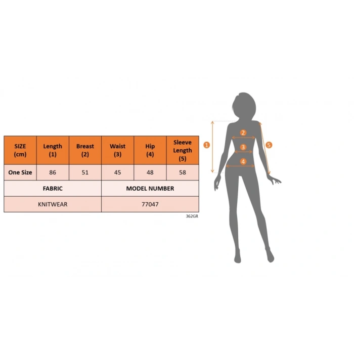 MDB Kadın Uzun Kollu V Yakalı Mini Triko Elbise