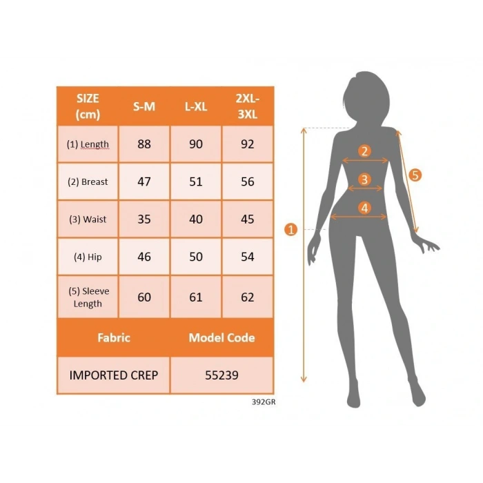 MDB Kadın Uzun Kollu V Yakalı Taşlı Mini Ithal Krep Elbise