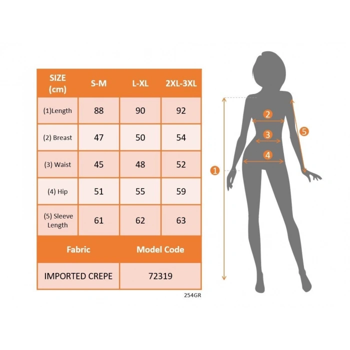 MDB Kadın Uzun Kollu Yuvarlak Yaka Kol Ve Etek Ucu Dantelli Kısa Ithal Krep Elbise