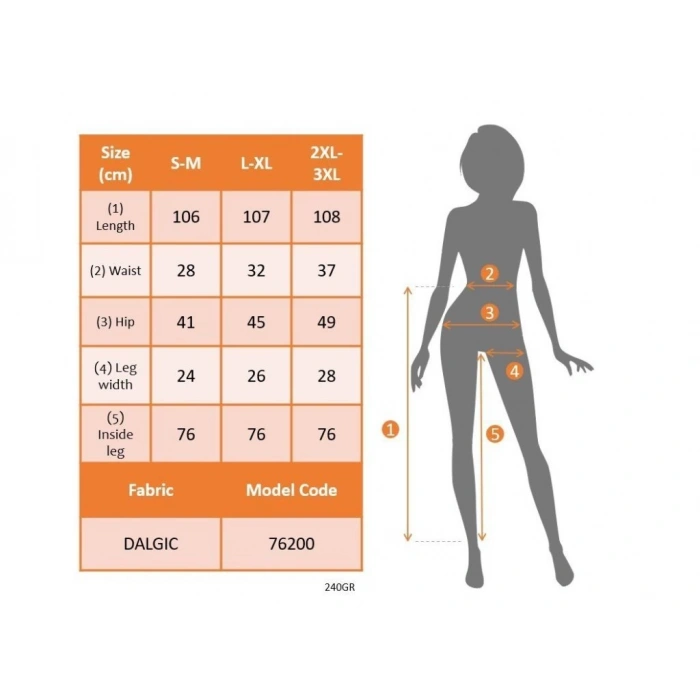 MDB Kadın Yüksek Bel Ispanyol Paçalı Pantolon Tayt