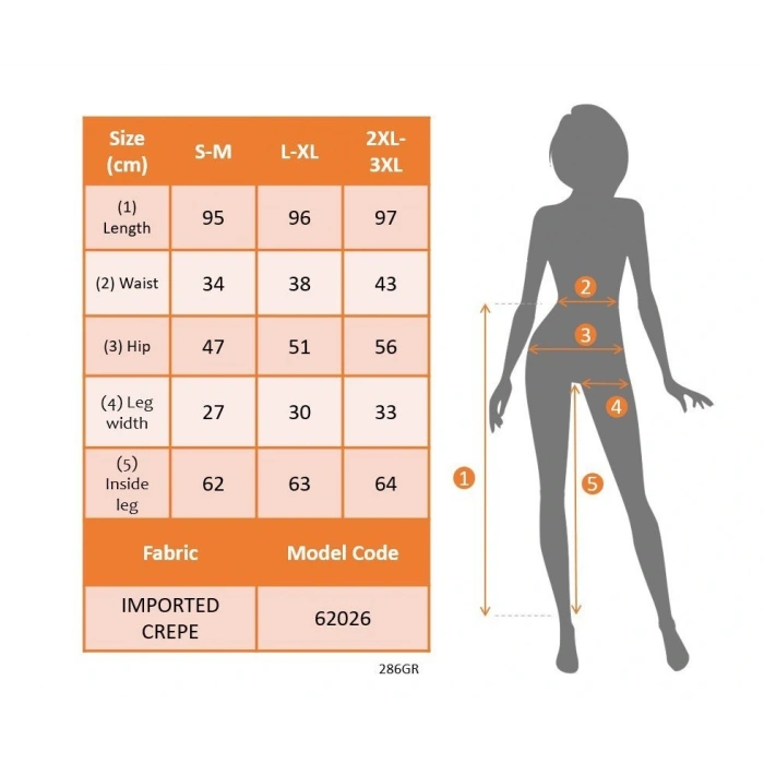 MDB Kadın Yüksek Bel Kemersiz Ithal Krep Pantolon