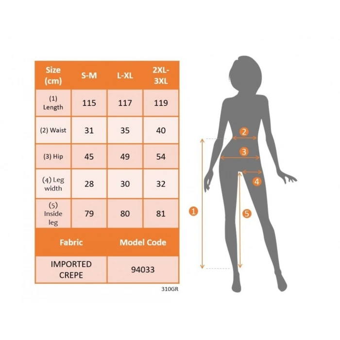 MDB Kadın Yüksek Bel önden Büzgülü Ispanyol Ithal Krep Pantolon