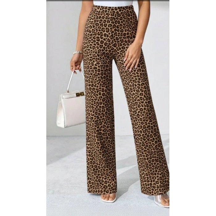 MDB Kadın Yüksek Bel Paçaya Doğru Geniş Dalgıç Pantolon