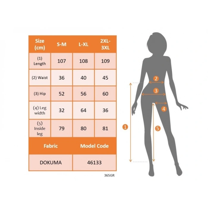 MDB Kadın Yüksek Bel Paçaya Doğru Geniş Dokuma Pantolon