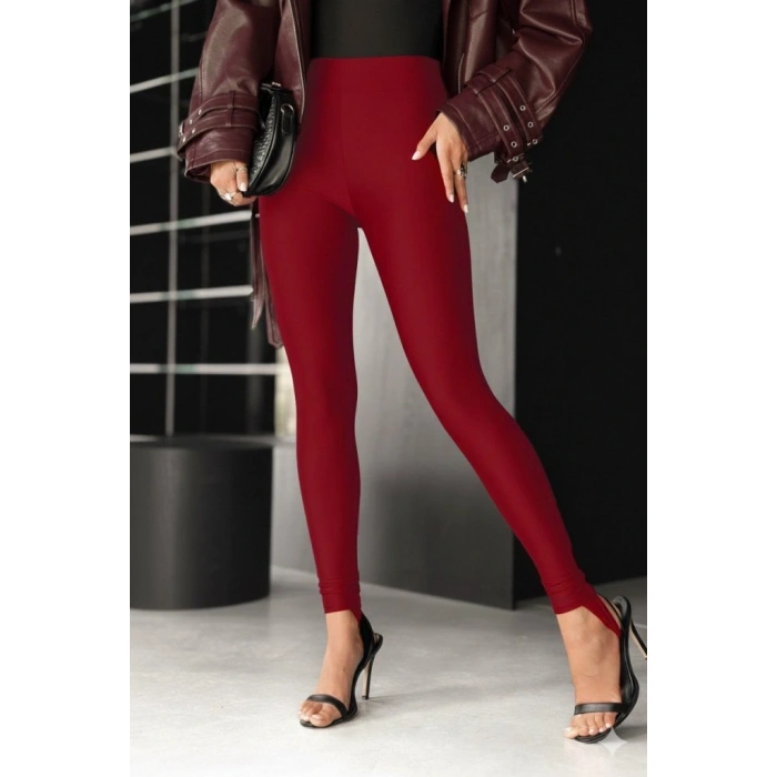 MDB Kadın Yüksek Bel Topuk Altından Geçmeli Dalgıç Tayt