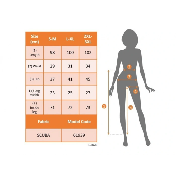 MDB Kadın Yüksek Bel Topuk Altından Geçmeli Dalgıç Tayt
