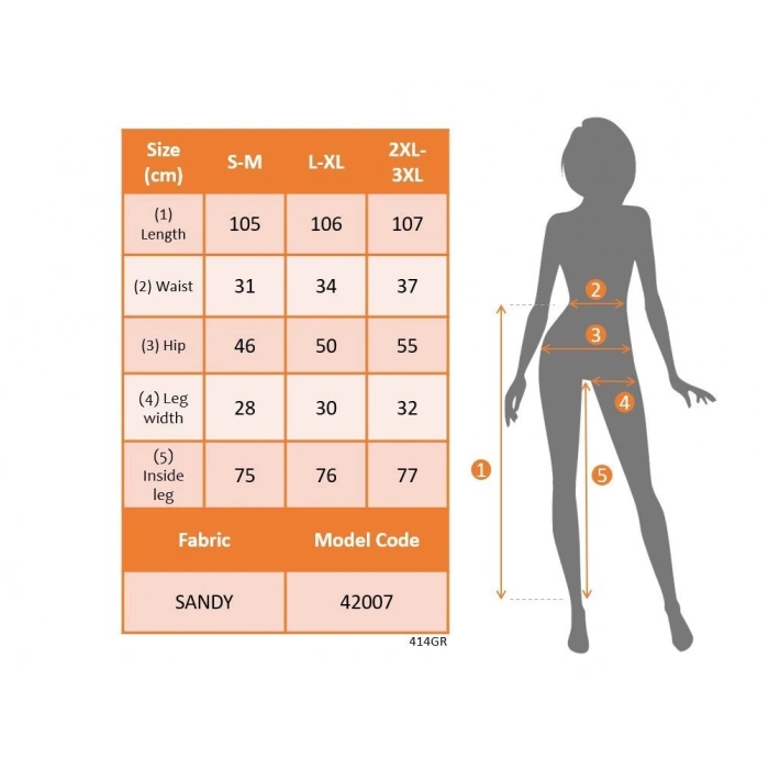 MDB Kadın Yüksek Bel Yanları Volanlı Cepli Sandy Pantolon