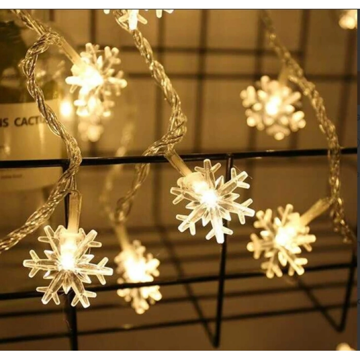 MDB Kar Tanesi 5m 28 Led Gün Işığı Kar Tanesi:4cm