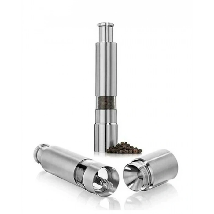 MDB Karabiber Tuz Baharat Öğütücü Otomatik Basmalı Çelik Değirmen
