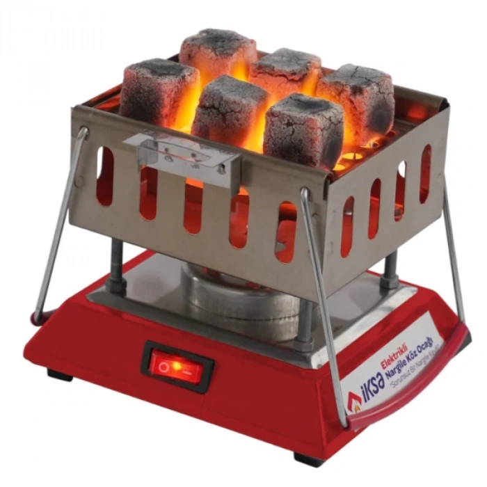 MDB Kare Krom Elektrikli Nargile Köz Ocağı