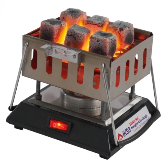 MDB Kare Krom Elektrikli Nargile Köz Ocağı