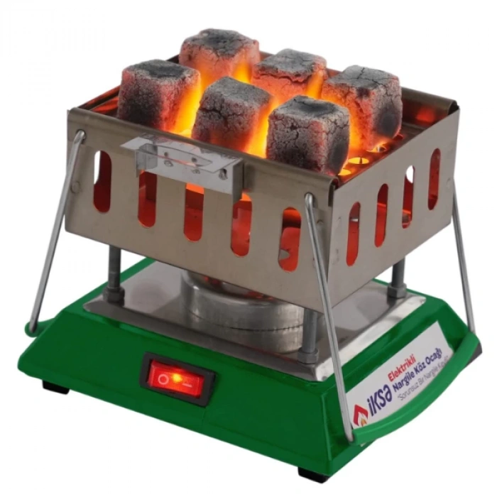 MDB Kare Krom Elektrikli Nargile Köz Ocağı