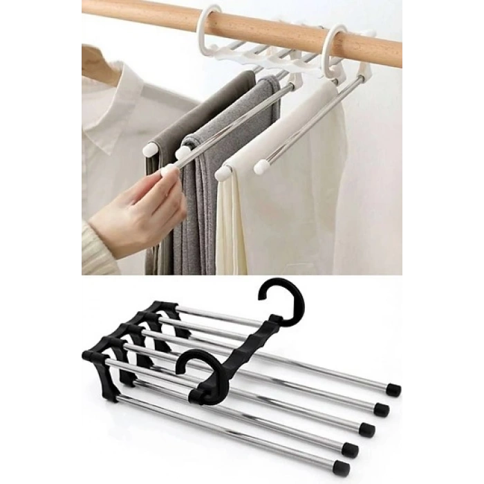 MDB Katlanabilir 5li Pantolon Askısı