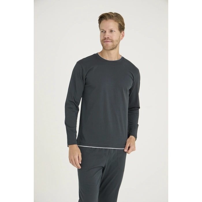 MDB Kocabey 9222 Erkek O.Yaka Pijama Takım