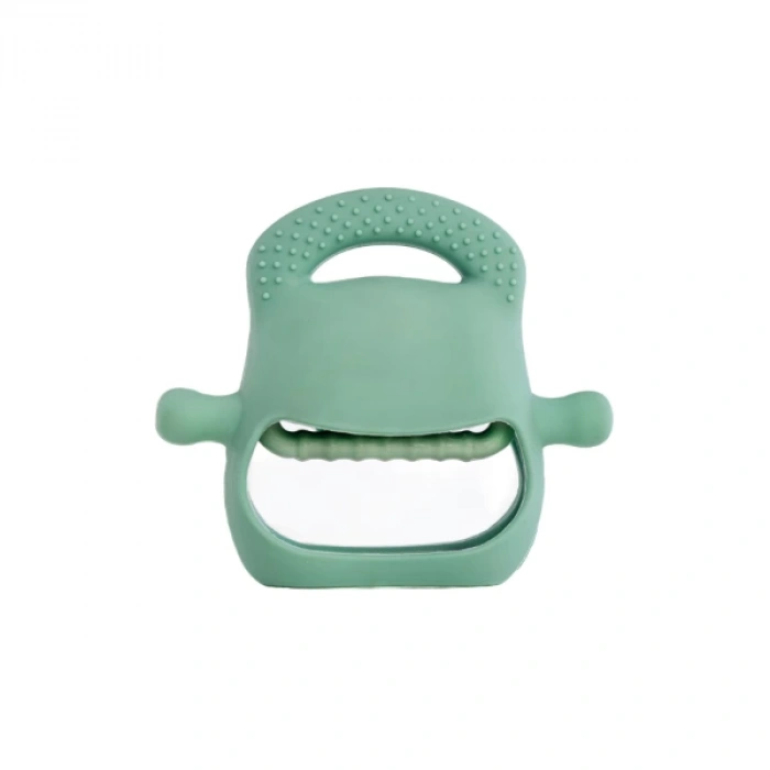 MDB Koyu Yeşil Bebek Silikon Diş Kaşıyıcı